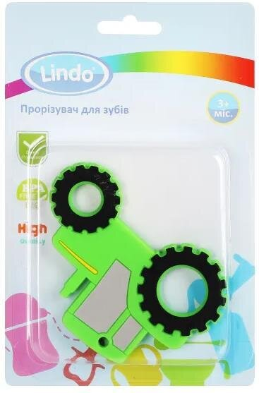 Прорізувач для зубів Lindo LI 328 силіконовий Трактор