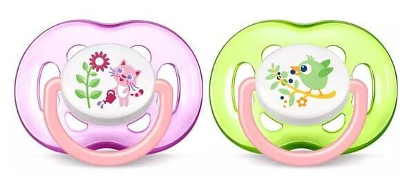 Пустушка силіконова Philips Avent Freeflow SCF186/25, з 18 місяців, 2 шт