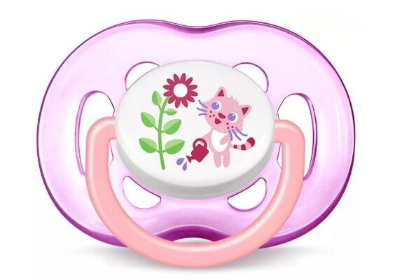 Пустушка силіконова Philips Avent Freeflow SCF186/25, з 18 місяців, 2 шт
