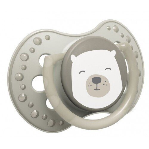 Пустушка силіконова Lovi Buddy bear динамічна, 22/865, 6-18 місяців, 2 шт