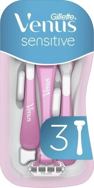 Бритви Venus 3 Sensitive одноразові жіночі, 3 шт