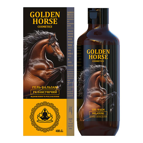 Гель-бальзам для тіла Golden Horsе релаксуючий, 400 мл