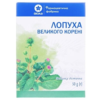 Лопуха великого коріння по 50 г у пач.
