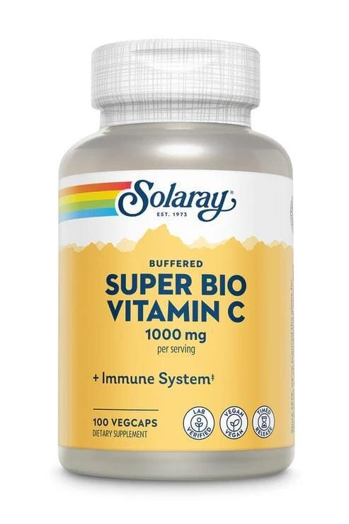 Супербіо Вітамін C Solaray Super Bio C буферизований TSTR 1000 мг, 100 капсул