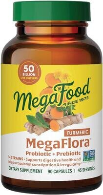 Пробіотики MegaFood MegaFlora 50 млрд КУО для людей старше 50 років, 90 капсул