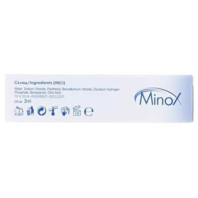 Сироватка Minox Maxlash для росту вій і брів, 3 мл