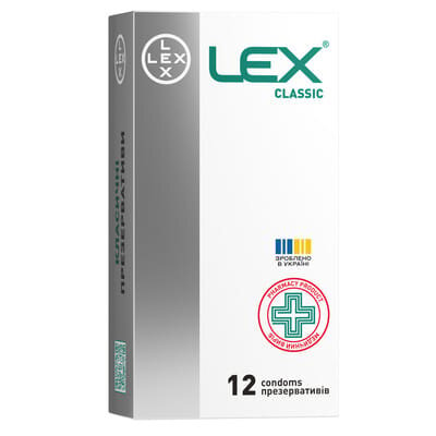 Презервативи Lex Classic класичні, 12 штук