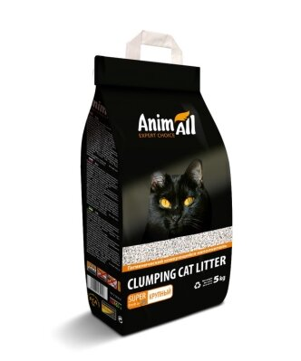 Наповнювач для туалету AnimAll бентонітовий крупний, 5 кг