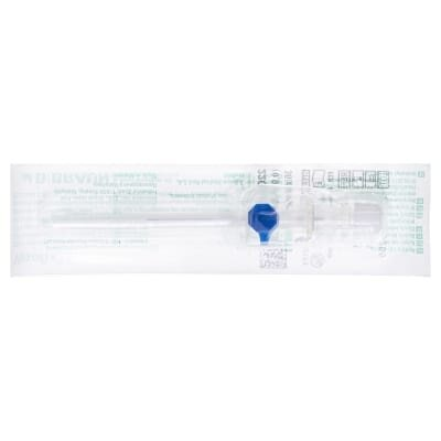 Канюля внутрішньовенна B.Braun Vasofix Braunule 22G x 1" 36 мл/хв, (0,9 x 25 мм) синя, 1 штука
