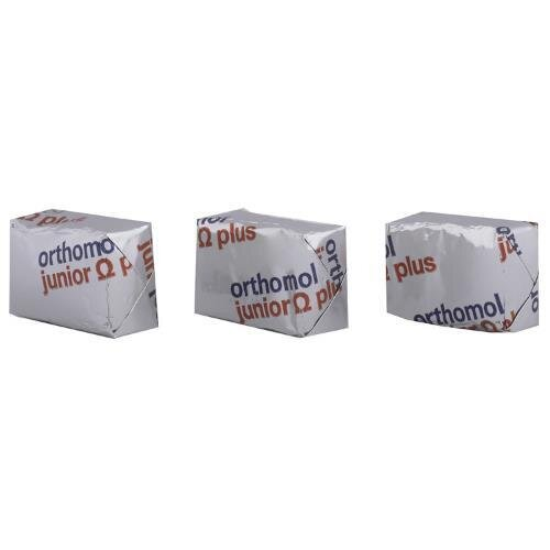 Ортомол Junior Omega Plus жувальні іриски, курс 30 днів №90