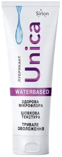 Інтимний гель-змазка Unica Waterbased (лубрикант) з пробіотиками, 100 мл
