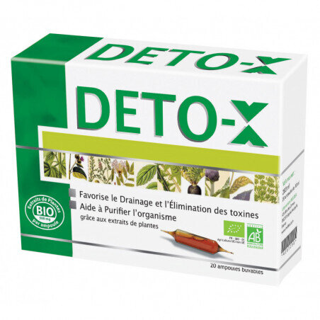 Детокс органічний Nutri Expert Deto-x Bio, 20 ампул по 10 мл
