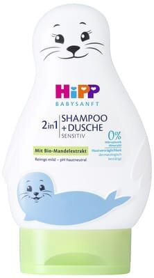 Шампунь та гель для купання HiPP Babysanft, 200 мл