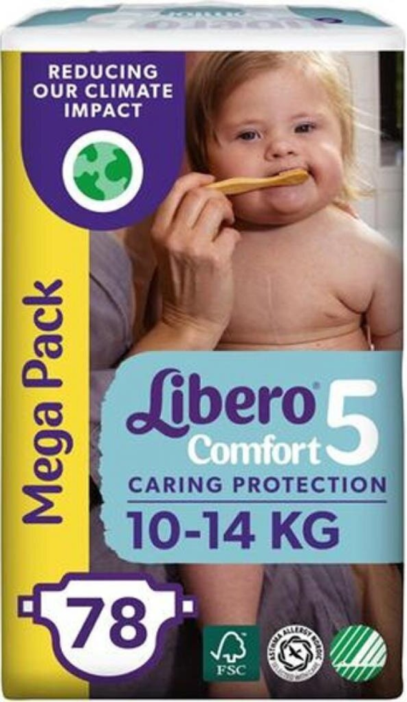 Підгузки Libero Comfort розмір 5, 10-14 кг, 78 шт