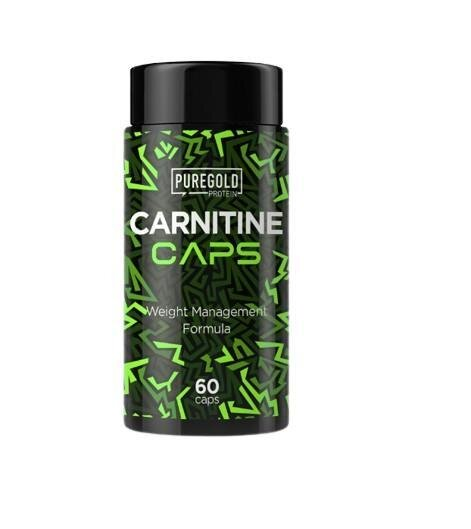 Жироспалювач Pure Gold Protein L-Carnitine (карнітин), 60 капсул