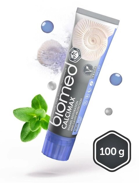 Зубна паста Biomed Calcimax відновлення емалі та захист від карієсу, 100 г