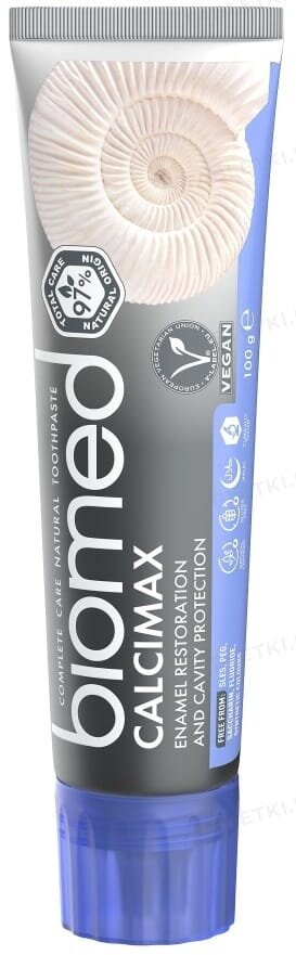 Зубна паста Biomed Calcimax відновлення емалі та захист від карієсу, 100 г