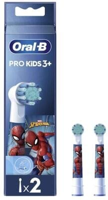 Змінні насадки для електричної зубної щітки Oral-B Kids Людина-павук, 2 шт