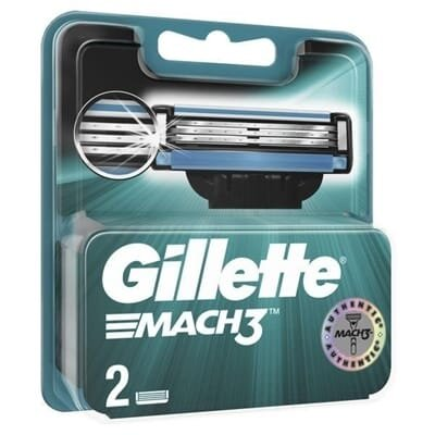 Картриджі змінні для гоління Gillette Mach 3, 2 шт