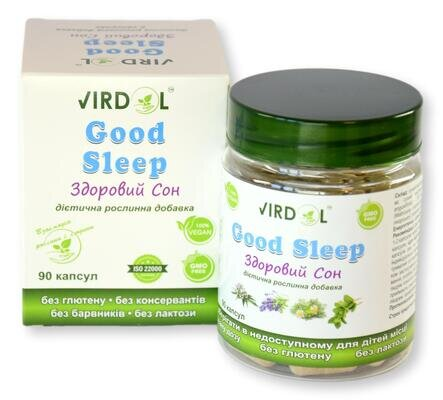 Здоровий Cон Virdol Good Sleep капсули 550 мг №90