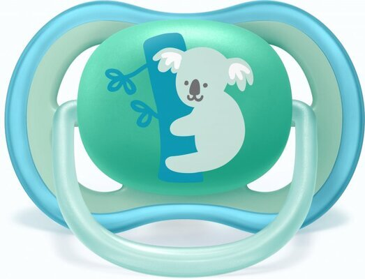 Пустушка силіконова Philips Avent Ultra Air SCF349/11 ортодонтична, 18+ місяців, 2 шт