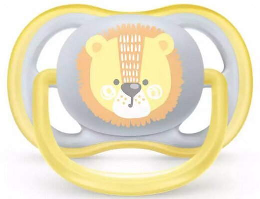 Пустушка силіконова Philips Avent Ultra Air SCF085/01 ортодонтична, 0-6 місяців, для хлопчиків, 2 шт