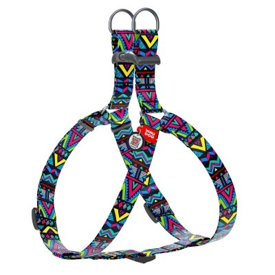 Шлея для собак Collar WAUDOG Nylon Інді, з QR паспортом ширина 20 мм, довжина 50-80 см