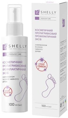 Засіб для пальців ніг та нігтьової пластини Shelly протигрибковий профілактичний, 100 мл
