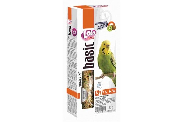 Колосок для хвилястих папуг Lolo Pets з ківі, 90 г