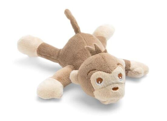 Пустушка силіконова Philips Avent Ultra Soft SCF348/12, 1 шт + іграшка мавпа 0-6 місяців, 1 шт
