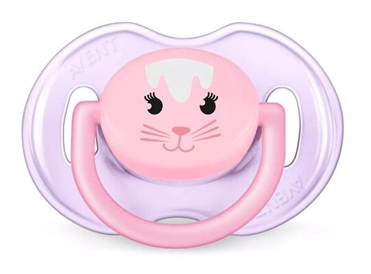 Пустушка силіконова Philips Avent Classic Кролик Трумен і його друзі SCF182/13, 0-6 місяців, 2 шт