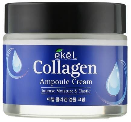 Крем для обличчя Ekel Collagen ампульний з колагеном зволожуючий, 70 мл