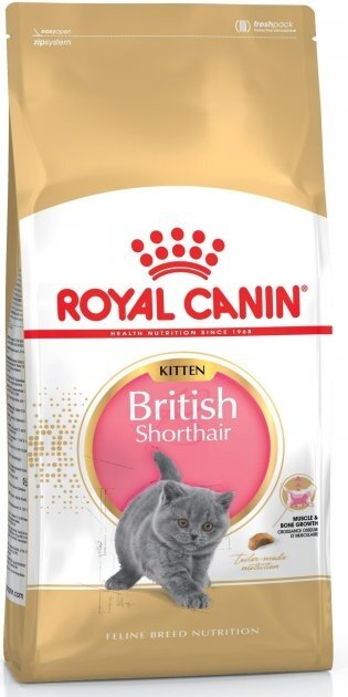 Корм сухий для кошенят Royal Canin British Shorthair Kitten породи британська короткошерста до 12 місяців, 2 кг