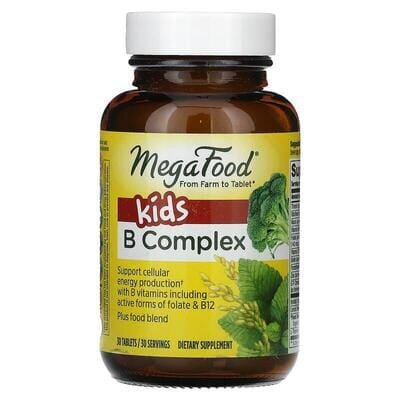 Вітаміни групи В для дітей MegaFood Kid's B Complex, 30 таблеток