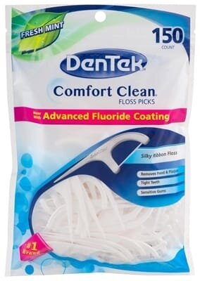 Флос-зубочистки DenTek Comfort Clean Комфортне очищення, 150 штук