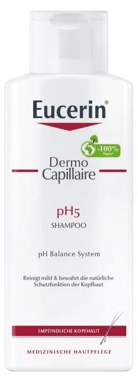 Шампунь Eucerin DermoCapillaire рН5 шампунь для чутливої шкіри голови (69653), 250 мл