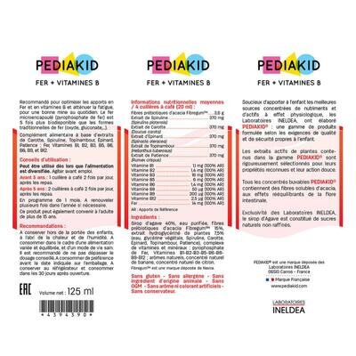 Педіакід PEDIAKID Fer + Vitamine B сироп Фер + вітаміни, 125 мл