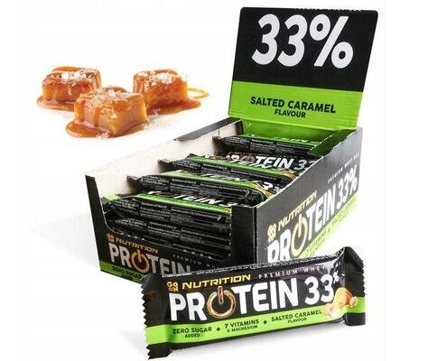 Батончик Go On Nutrition Protein 33% солона карамель, 25 штук по 50 г