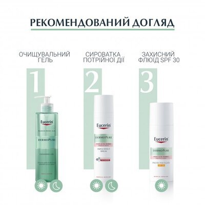 Сироватка для обличчя Eucerin DermoPure потрійної дії для проблемної шкіри (66862), 40 мл