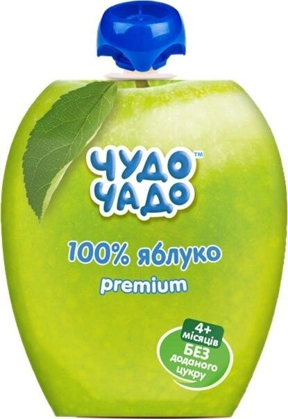 Пюре фруктове Чудо-Чадо Premium Яблуко без цукру, 90 г