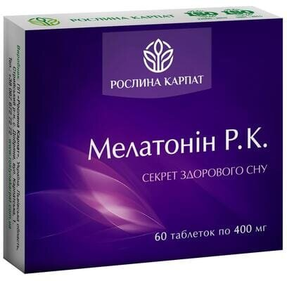 Мелатонін Рослина Карпат таблетки №60