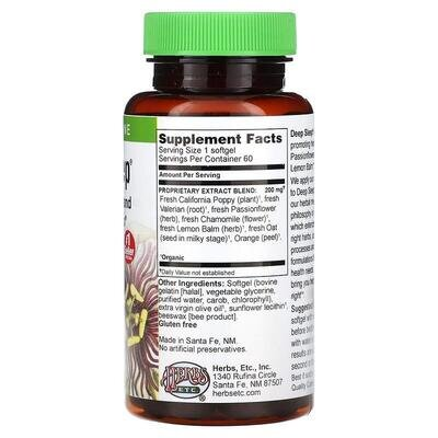 Здоровий сон Herbs Etc Deep Sleep, 60 капсул швидкої дії