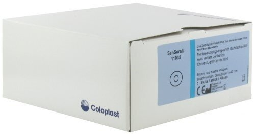 Пластина Coloplast SenSura Click Xpro 10035 стомічна для двокомпонентного калоприймача, фланець 60 мм, отвір 15-43 мм, 5 штук
