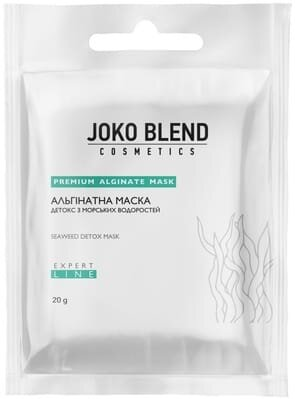 Маска для обличчя Joko Blend альгінатна детокс з морськими водорослями, 20 г