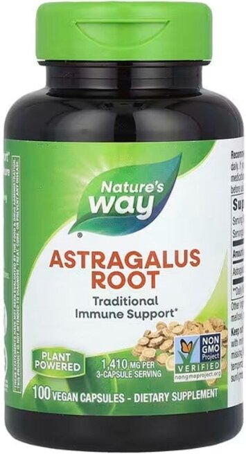 Астрагал Nature's Way Astragalus 1410 мг, 100 веганських капсул