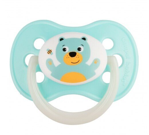 Пустушка силіконова Canpol Babies Animals кругла 22/595, 0-6 місяцiв, 1 шт