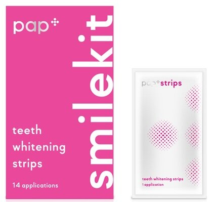 Смужки для зубів SmileKit PAP+ відбілювальні, 28 штук (14 пар)