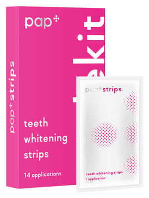 Смужки для зубів SmileKit PAP+ відбілювальні, 28 штук (14 пар)