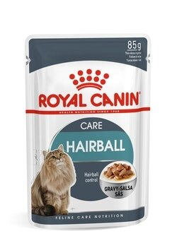 Корм вологий для кішок Royal Canin Hairball Care для виведення волосяних грудок, 85 г