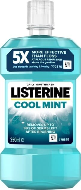 Ополіскувач для порожнини рота Listerine Cool Mint Свіжа м’ята, 250 мл